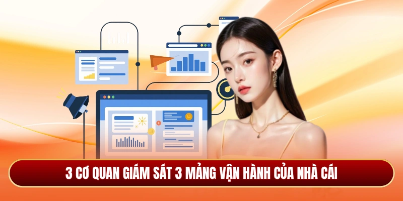 3 cơ quan giám sát 3 mảng vận hành của nhà cái