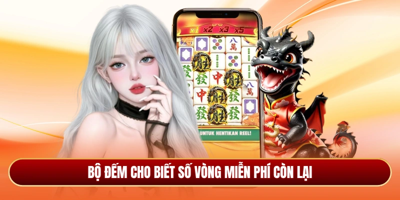 Bộ đếm cho biết số vòng miễn phí còn lại