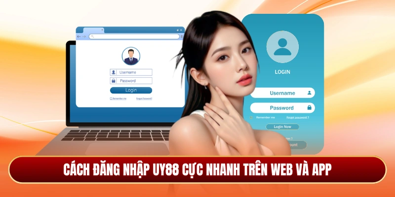 Cách đăng nhập Uy88 cực nhanh trên web và app