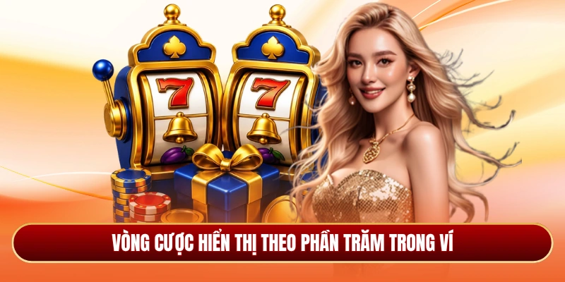 Vòng cược hiển thị theo phần trăm trong ví